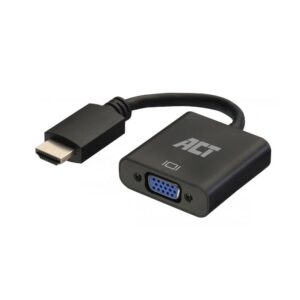 ACT AC7535 | HDMI naar VGA Adapter | 0,23 m | Zwart - Afbeelding 3