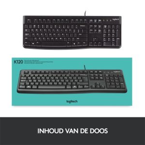 Logitech K120 | Zakelijk Bedraad Toetsenbord | QWERTY - Afbeelding 14