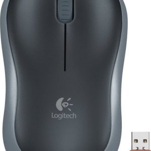 Logitech M185 | Draadloze Muis | Links- en Rechtshandig | RF | 1000 DPI | Zwart/Grijs - Afbeelding 1
