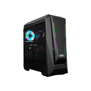 Azza Chroma 410A RGB | Midi Tower Case | Zwart - Afbeelding 1