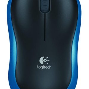 Logitech M185 | Draadloze Muis | Links- en Rechtshandig | RF | 1000 DPI | Zwart/Blauw - Afbeelding 1