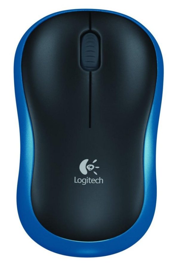 Logitech M185 | Draadloze Muis | Links- en Rechtshandig | RF | 1000 DPI | Zwart/Blauw - 0