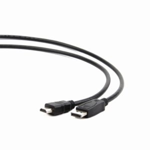 Gembird Premium Series | DisplayPort naar HDMI Kabel | 1.8m | Zwart - Afbeelding 1