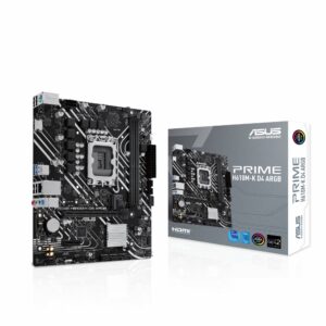 ASUS PRIME H610M-K D4 ARGB | Socket LGA 1700 | Intel H610 | 2xDDR4 | Micro-ATX | Moederbord - Afbeelding 1