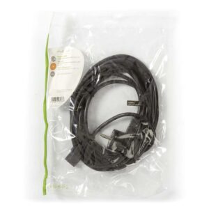 Nedis CEGP10000BK50 | 5 m Stroomkabel | Type F (CEE 7/7) Male naar IEC C13 | Zwart | 10A / 250V | PVC - Afbeelding 5
