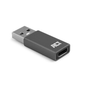 AC7375 ACT kabel-tussenstuk | USB-C naar USB-A | Grijs - Afbeelding 1
