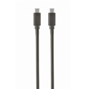 Gembird CCP-USB3.1-CMCM-1M | USB 3.2 Gen 1 | USB-C naar USB-C | 1m | Zwart - Afbeelding 1