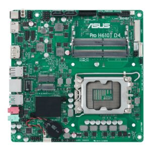 ASUS Pro H610T D4-CSM | Socket LGA 1700 | Intel H610 | 2xDDR4 | Mini-ITX | Moederbord - Afbeelding 5