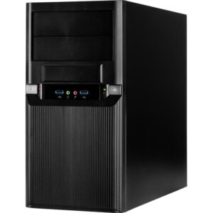 Inter-Tech TM-515 | Micro Tower Behuizing | Zwart - Afbeelding 1