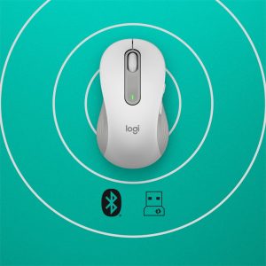 Logitech Signature M650 | Draadloze Muis | Linkshandig | RF + Bluetooth | 2000 DPI | Wit - Afbeelding 6