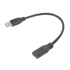 ACT Adapterkabel | USB Type-A (Male) naar USB Type-C (Female) | 0,2 meter - Afbeelding 1