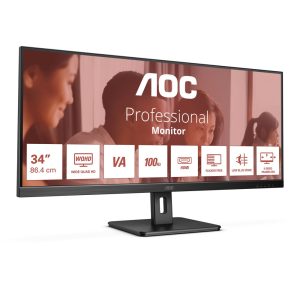 AOC U34E2M 34" | UWQHD 3440x1440 | VA | 100Hz | 4ms | Ultrawide Monitor - Afbeelding 4