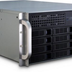 Inter-Tech 4U-4416L | Server Rack Case | Zwart/Zilver - Afbeelding 1