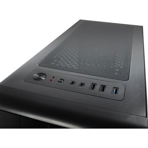 Inter-Tech CXC2 Blue Light | Midi Tower Case | Zwart - Afbeelding 6