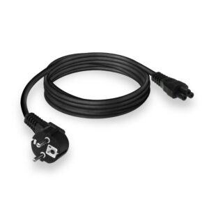 ACT AC3310 | Elektriciteitssnoer | 2 Meter | CEE7/7 naar C5 Stekker (3-Pin) | Zwart - Afbeelding 4