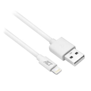 ACT kabel | USB-A naar Lightning | 1 m | Wit | AC3011 - Afbeelding 3