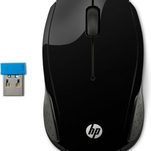 HP 200 | Draadloze Muis | Links- en Rechtshandig | RF | 1000 DPI | Zwart - Afbeelding 1