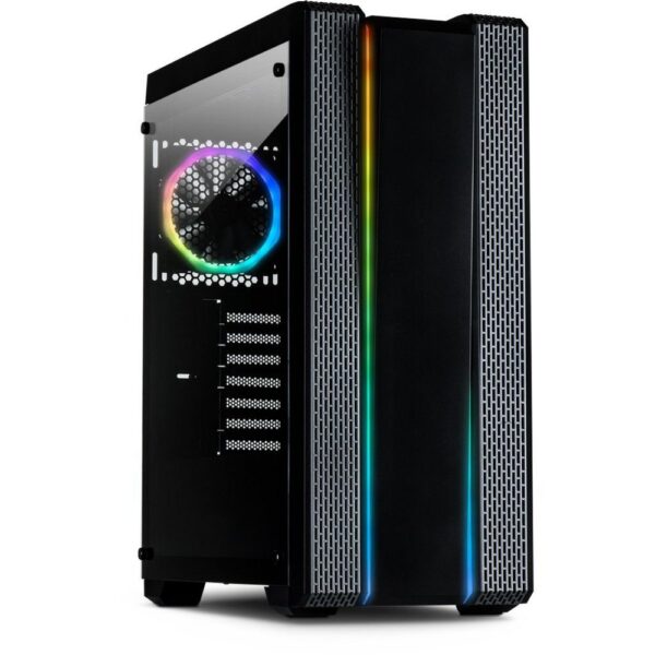 Inter-Tech S-3901 Impulse RGB | Tower Case | Zwart - 0