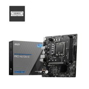 MSI PRO H610M-E | Socket LGA 1700 | Intel H610 | 2xDDR5 | Micro-ATX | Moederbord - Afbeelding 1