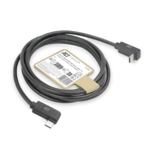 ACT AC7481 | USB 3.2 Gen 2 Kabel | USB-C (haaks links/rechts) naar USB-C (haaks boven/beneden) | 60W | 10Gbps | 1m | Zwart - Afbeelding 8
