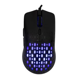 Baracuda OCTOPUS RGB | Bekabelde Gaming Muis | Rechtshandig | USB-A | 3600 DPI | Zwart - Afbeelding 1