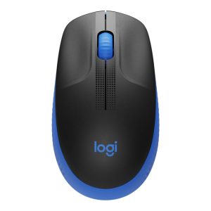 Logitech M190 | Draadloze Muis | Links- en Rechtshandig | RF | 1000 DPI | Zwart/Blauw - Afbeelding 1