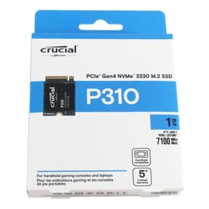 Crucial P310 | 1TB NVMe SSD | M.2 30mm | Gen4 | 7.100MB/s Lezen | 6.000MB/s Schrijven - Afbeelding 5