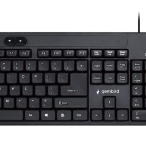 Gembird KBS-UM-04 | Bedrade Muis en Toetsenbordcombo | QWERTY - Afbeelding 1