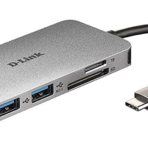 D-Link DUB-M610 | Docking Station & Poortreplicator | USB-C 3.2 Gen 1 | Aluminium/Zwart - Afbeelding 1