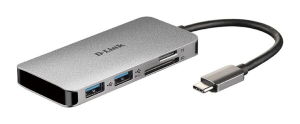 D-Link DUB-M610 | Docking Station & Poortreplicator | USB-C 3.2 Gen 1 | Aluminium/Zwart - 0