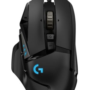 Logitech G502 HERO | Gaming Muis | Rechtshandig | USB-A (bedraad) | 100 – 25.600 DPI | Zwart - Afbeelding 1