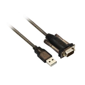 ACT AC6000 | Seriële Kabel | USB-A naar DB-9 | 1,5 m | Zwart - Afbeelding 1