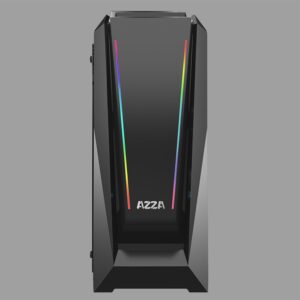Azza Chroma 410A RGB | Midi Tower Case | Zwart - Afbeelding 4