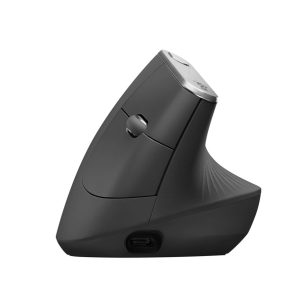 Logitech MX Vertical | Draadloze Ergonomische Muis | Rechtshandig | RF + Bluetooth + USB-C | 4000 DPI suggestie | Grafiet - Afbeelding 1