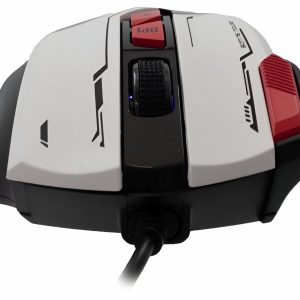 Baracuda MANTA RGB | Bekabelde Gaming Muis | Rechtshandig | USB-A | 12800 DPI | Wit - Afbeelding 3