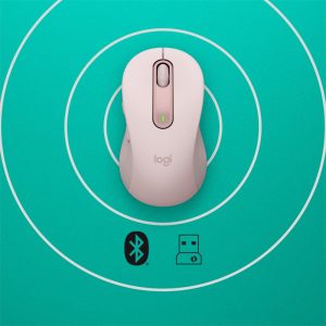 Logitech Signature M650 | Draadloze Muis | Rechtshandig | RF + Bluetooth | 2000 DPI | Roze - Afbeelding 7