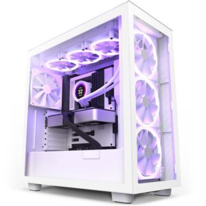 NZXT H7 Elite RGB | ATX Midi Tower Behuizing | Wit - Afbeelding 1