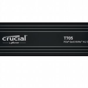 Crucial T705 | 1TB NVMe SSD | M.2 | Gen5 | 13.600MB/s Lezen | 10.200MB/s Schrijven | Heatsink - Afbeelding 1