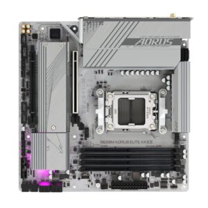 Gigabyte B650M AORUS ELITE AX ICE | Socket AM5 | AMD B650 | 4xDDR5 | Micro ATX | Moederbord - Afbeelding 6