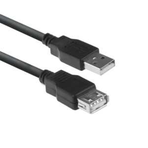 ACT AC3043 | USB 2.0 | USB-A Kabel | 3m | Zwart - Afbeelding 1