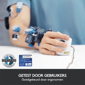 Logitech MX Vertical | Draadloze Ergonomische Muis | Rechtshandig | RF + Bluetooth + USB-C | 4000 DPI suggestie | Grafiet - Afbeelding 5