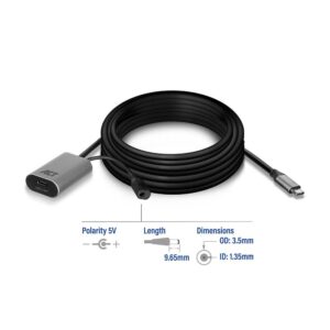 ACT AC7060 | USB-C Verlengkabel met Signaalversterker | 5m | Zwart - Afbeelding 6
