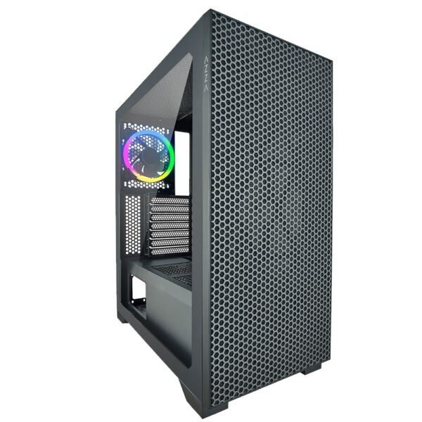 Azza Hive 450 RGB | Midi Tower Case | Zwart - 0