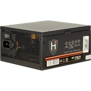 Inter-Tech HiPower SP-750CM | 750 Watt ATX PSU | Deels Modulair | Power Supply | Voeding - Afbeelding 1