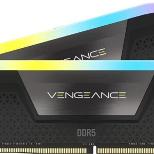 Corsair Vengeance RGB Zwart | 32GB 2x16GB DDR5 | 5200MHz | DIMM | CL40 | Geheugenmodule | RAM - Afbeelding 1