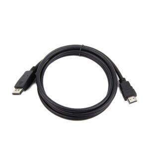 Gembird Premium Series | DisplayPort naar HDMI Kabel | 1.8m | Zwart - Afbeelding 3