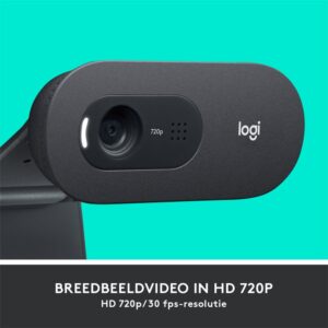 Logitech C505 HD | 720p 30FPS USB Webcam met Microfoon - Afbeelding 10