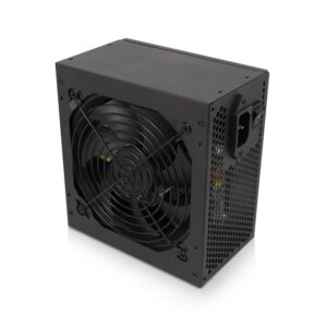 Eminent EM3908 | 600 Watt ATX Voeding | 20+4 pins | Actieve koeling | Zwart - Afbeelding 1