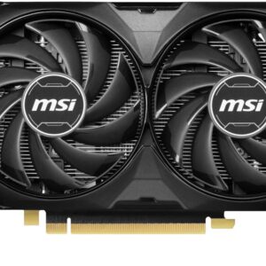 MSI GeForce RTX 4060 Ti VENTUS 2X BLACK OC | 8GB GDDR6 VRAM | Videokaart | GPU | Nvidia - Afbeelding 1