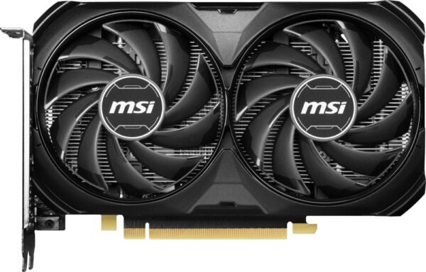 MSI GeForce RTX 4060 Ti VENTUS 2X BLACK OC | 8GB GDDR6 VRAM | Videokaart | GPU | Nvidia - 0